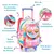 Kit Mochila de Rodinhas Meninas Escolar Lancheira Estojo na internet