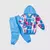 Imagem do Conjunto Inverno Menina Azul Jaqueta Com Capuz e Calça em Moletom Ursinho 1