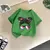 Camiseta infantil de manga curta, blusa com gola redonda para meninas, roupas di - comprar online