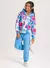 Conjunto Inverno Menina Azul Jaqueta Com Capuz e Calça em Moletom Ursinho 1 na internet