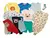 Conjunto Kit 13 Peças Body Enxoval Maternidade Bebê Body Mijão Calça Macacão - Bella Infanzia