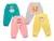 Conjunto Kit 4 Peças Mijão Estampado Enxoval Maternidade Bebê Mijão Calça