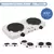 Panda Plus Fogão Cooktop Elétrico Fogareiro Portátil 2 bocas Com Design Moder - MaxOfert