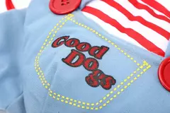 Imagem do Halloween trajes para cães engraçado roupas para animais de estimação ajustável cão cosplay conjuntos de trajes novidade roupas para cães médios grandes bulldog pug