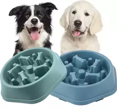 Alimentador lento tigela para cães anti-asfixia tigelas de alimentação lenta