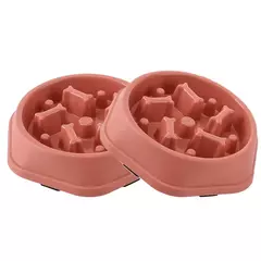 Imagem do Alimentador lento tigela para cães anti-asfixia tigelas de alimentação lenta