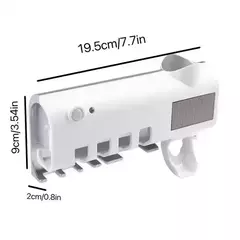 Suporte de parede para escova de dentes, luz solar uv, esterilizador de escova d - loja online