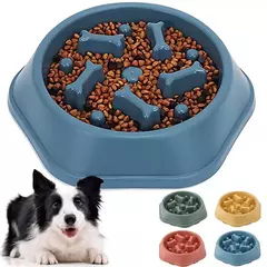 Alimentador lento tigela para cães anti-asfixia tigelas de alimentação lenta