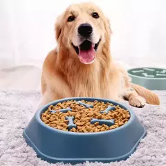 Alimentador lento tigela para cães anti-asfixia tigelas de alimentação lenta - MaxOfert
