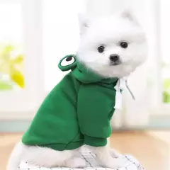 Animal de estimação com capuz roupas para cães bulldog frances aparelhos para