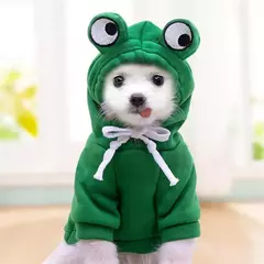 Animal de estimação com capuz roupas para cães bulldog frances aparelhos para