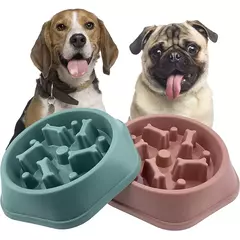 Alimentador lento tigela para cães anti-asfixia tigelas de alimentação lenta - loja online