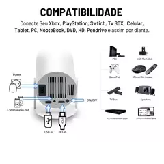Projetor 4K HY300 150 polegadas - comprar online