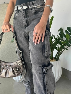Calça Jeans Cargo Black - comprar online