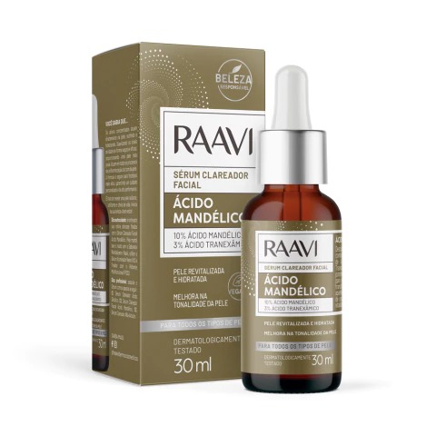 Sérum Clareador - Ácido Mandélico 30ml - RAAVI