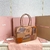 MiuMiu Mosaico Boêmio em Couro - Bolsa - 28cm