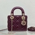 Dior- Lady Dior Mini Vinho - 15cm - loja online