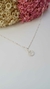 Colar prata 925, corrente Singapura 45cm + pingente cravejado de zirconias