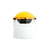Protector Facial Mascara Fravida Con Arnes A Cremallera Color Amarillo en internet