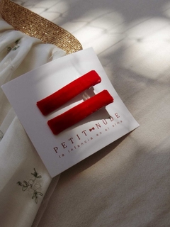 Par de clips velvet Juliette - comprar online