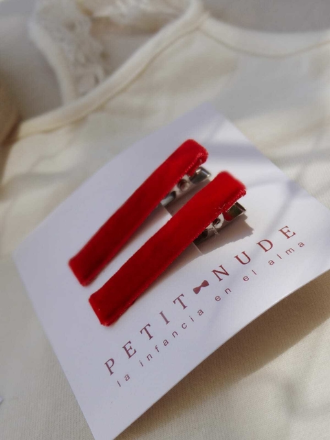 Par de clips velvet Juliette