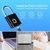 Candado con Huella Digital Recargable USB Acero Inoxidable - electroblackmarket