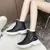 Botas femininas moda inverno à prova d'água na internet