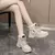 Botas femininas moda inverno à prova d'água - comprar online