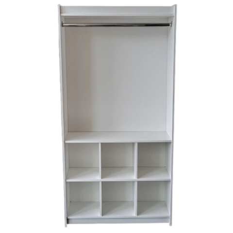 Cabideiro Com Nicho Inferior 100% Mdf - Suprema Móveis