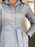 Vestido Chemise Marie Algodão Azul Claro - comprar online