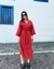 Vestido de Linho Zoe Telha - Emília 