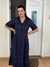 Vestido Bárbara Puro Linho Azul Marinho na internet