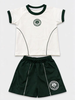 Conjunto ranglan bebe algodon 20.1 con venas