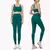 Verão novo 2 peça roupas de yoga agasalho feminino atlético cruz volta náilo - Flor de Pele