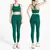 Verão novo 2 peça roupas de yoga agasalho feminino atlético cruz volta náilo - comprar online