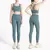 Verão novo 2 peça roupas de yoga agasalho feminino atlético cruz volta náilo - loja online