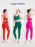 Verão novo 2 peça roupas de yoga agasalho feminino atlético cruz volta náilo na internet