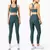 Verão novo 2 peça roupas de yoga agasalho feminino atlético cruz volta náilo na internet