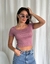 Remera cuello cuadrado de morley - comprar online