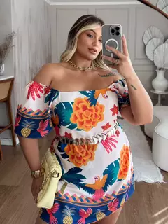 Macaquinho Vestido Arara
