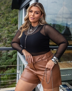 Blusa em Tule com Cropped - loja online