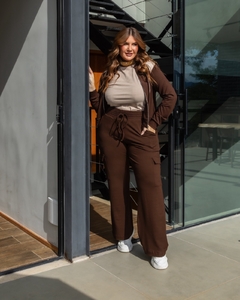 Conjunto Casual Cargo - Sanches Moda Plus Size