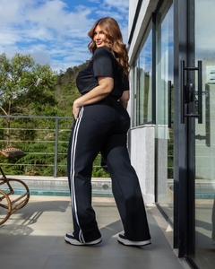 Calça Flare Sport Chic - Sanches Moda Plus Size