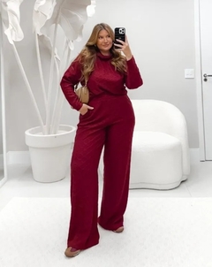 Conjunto Tricot Trabalhado