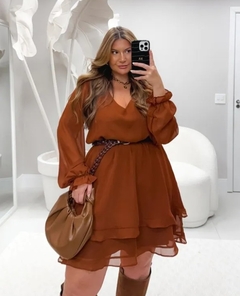 Vestido Peplum Duplo