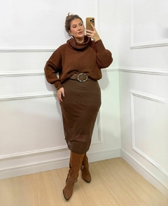 Blusa Gola Alta - Sanches Moda Plus Size