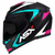 Capacete Asx Eagle Street Brilho Preto