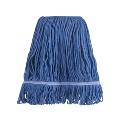 Mop Algodao Umido Ponta Dobrada 340g Azul - Cln 0013