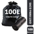 Saco P/lixo 100l Preto 70x80 (100 Unidades) - Health Clean