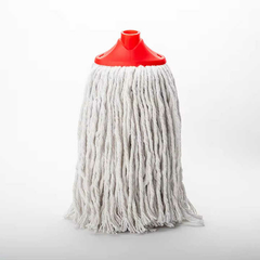 Refil Mop Umido Ponta Cortada Algodao C/rosca Vermelho 190g - Cln 0004